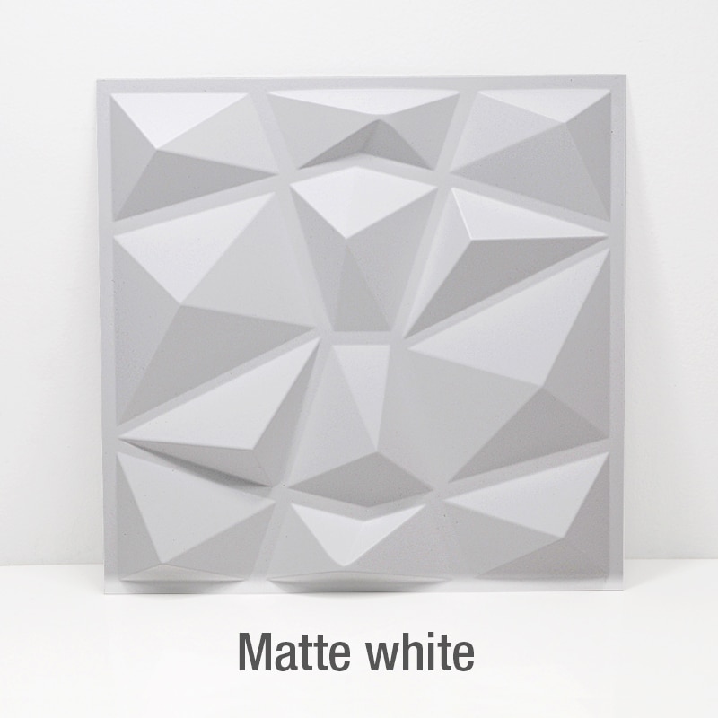 3D Art Geometric Diamond Adhesives 3D Wall Sticker Home Decorative Panel