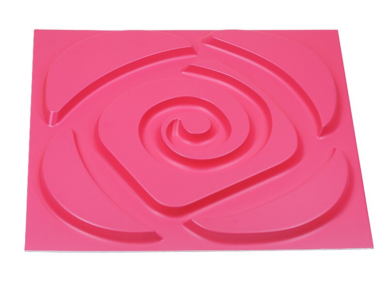 3D Wall Panel Rose Flower Design Wall Decoration Sticker