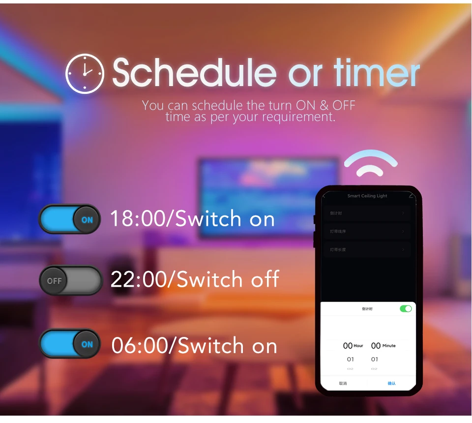 RGB Smart Ceiling Light LED Light with Speaker 30W 36W Audio Music Play TUYA APP Bluetooth WIFI Home Decor Bedroom Living Room RGB Smart Ceiling Light LED Light with Speaker 30W 36W Audio Music Play TUYA APP Bluetooth WIFI Home Decor Bedroom Living Room