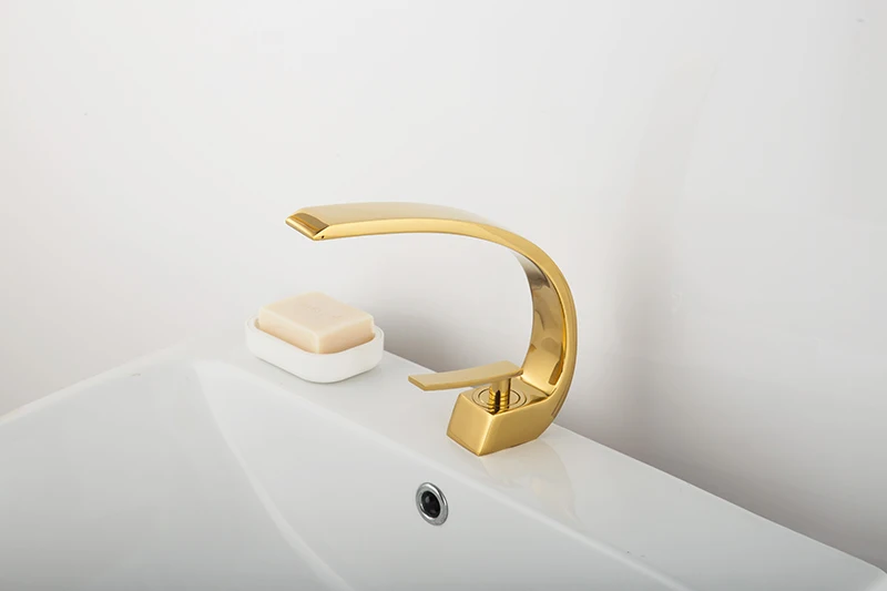 Bathroom Faucet Rose Gold White Bathroom Basin Faucet Cold Hot Water Mixer Sink Tap Deck Mounted Black Tap Bathroom Faucet Rose Gold White Bathroom Basin Faucet Cold Hot Water Mixer Sink Tap Deck Mounted Black Tap