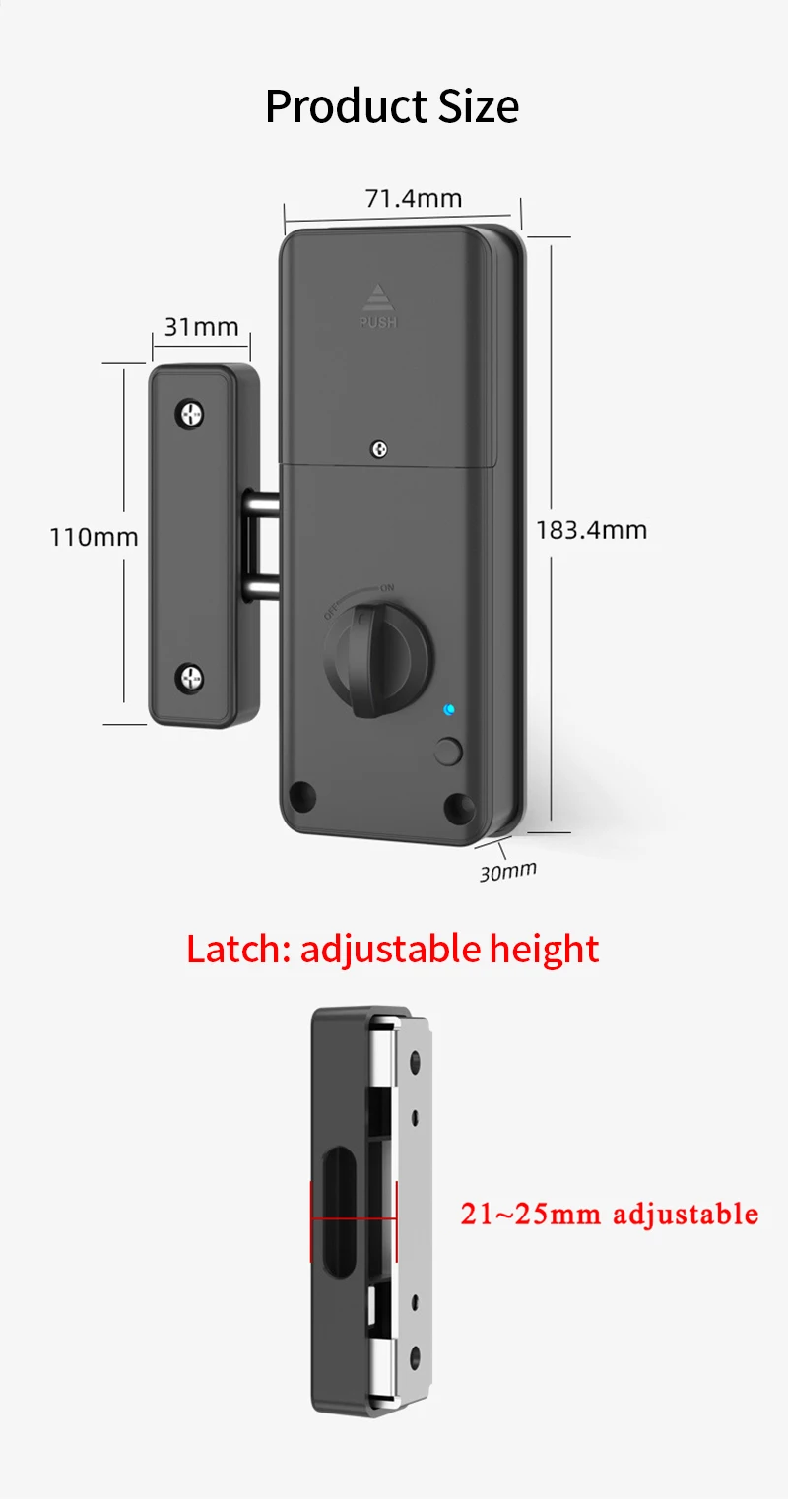 TTLOCK Smart Lock APP Keyless Keypad Kits with Remote Control Unlock Invisible Electric Bolt Wooden Door Conceal Motor Lock Kit TTLOCK Smart Lock APP Keyless Keypad Kits with Remote Control Unlock Invisible Electric Bolt Wooden Door Conceal Motor Lock Kit