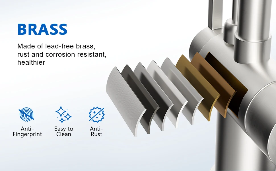 Waterfall Touch Filter Kitchen Faucet Quality Brass Hot Cold Kitchen Sink Mixer Tap 3 Ways Pure Water Touch on Kitchen Faucets