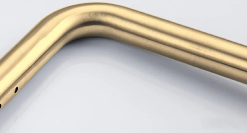 Brushed Gold Kitchen Faucet Pull Out Waterfall Black 304 Stainless Steel 360° Rotation Hot and Cold Water Saving Mixer Sink Tap