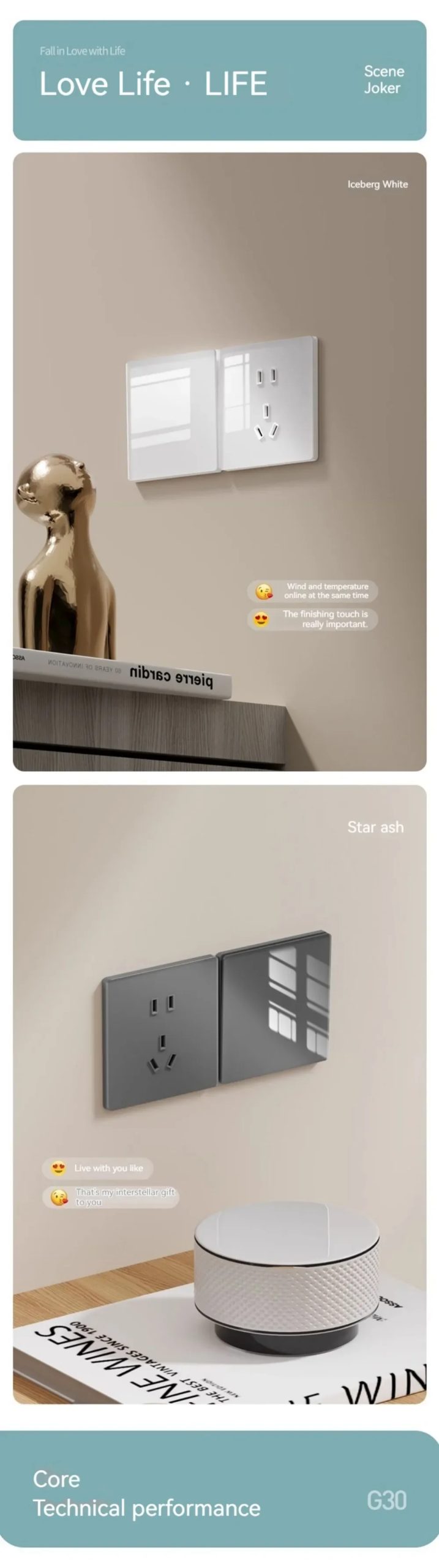 Black Glass Wall Square Switch Panel EU UK Standard 16a Socket Large Panel Wall Light Switch Usb TypeC Socket Net TV Tel Socket